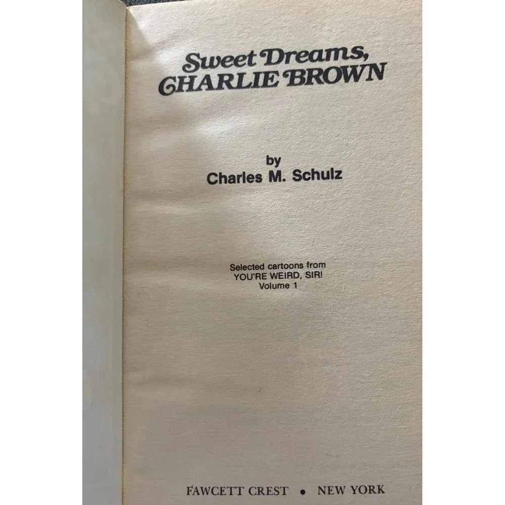 Lot of 4 Peanuts Charlie Brown Paperback Books Charles M Schulz Snoopy Fawcett